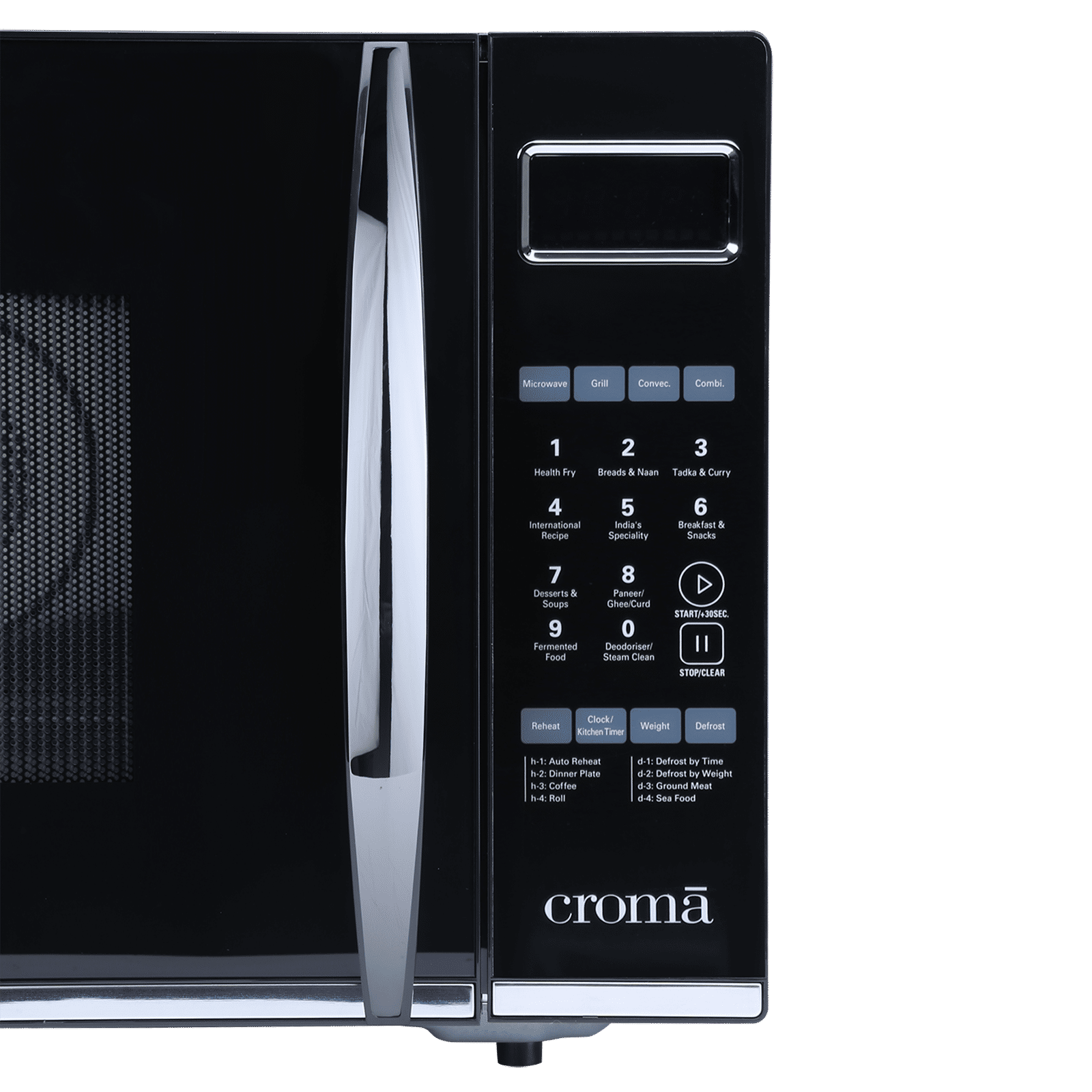 Buy Croma 30L Convection Microwave Oven with LED Display (Black) Online